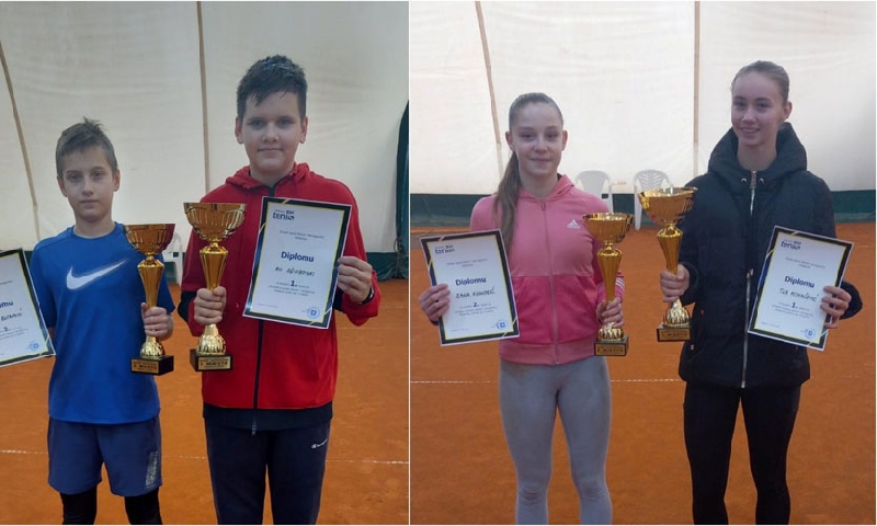 Uspjeh mladih tenisera Slobode: Titula za Džinđovskog, Kunosić poražena u finalu